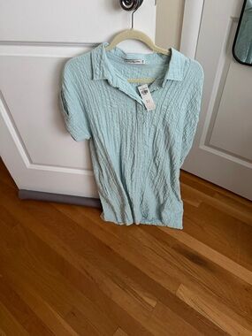 NWT Abercrombie & Fitch button down shirt dress